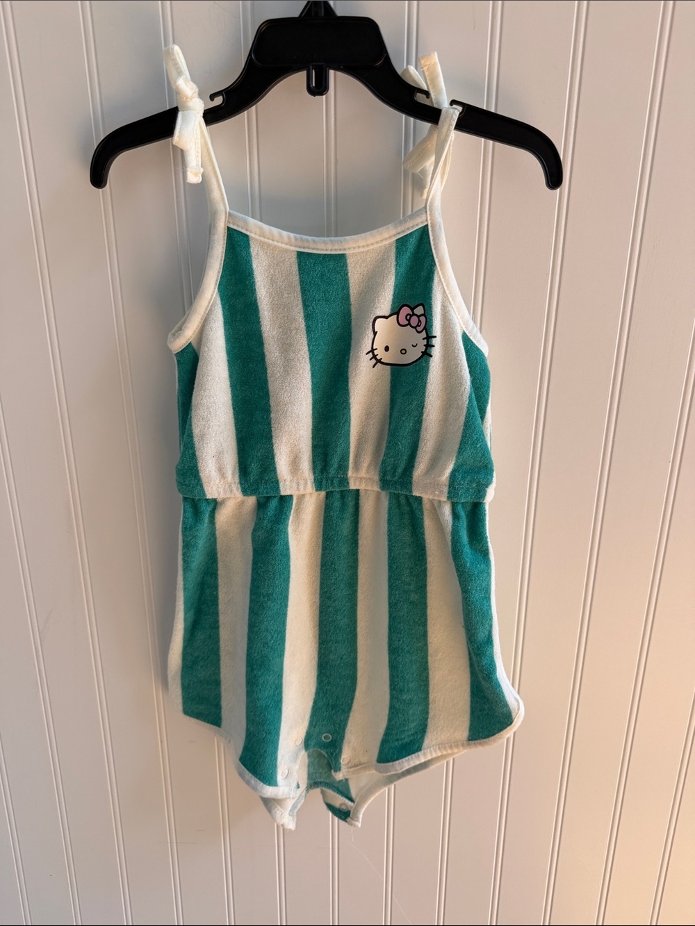 (171)Hello Kitty x Grayson Mini 3T Terry Cloth Romper beach cover up